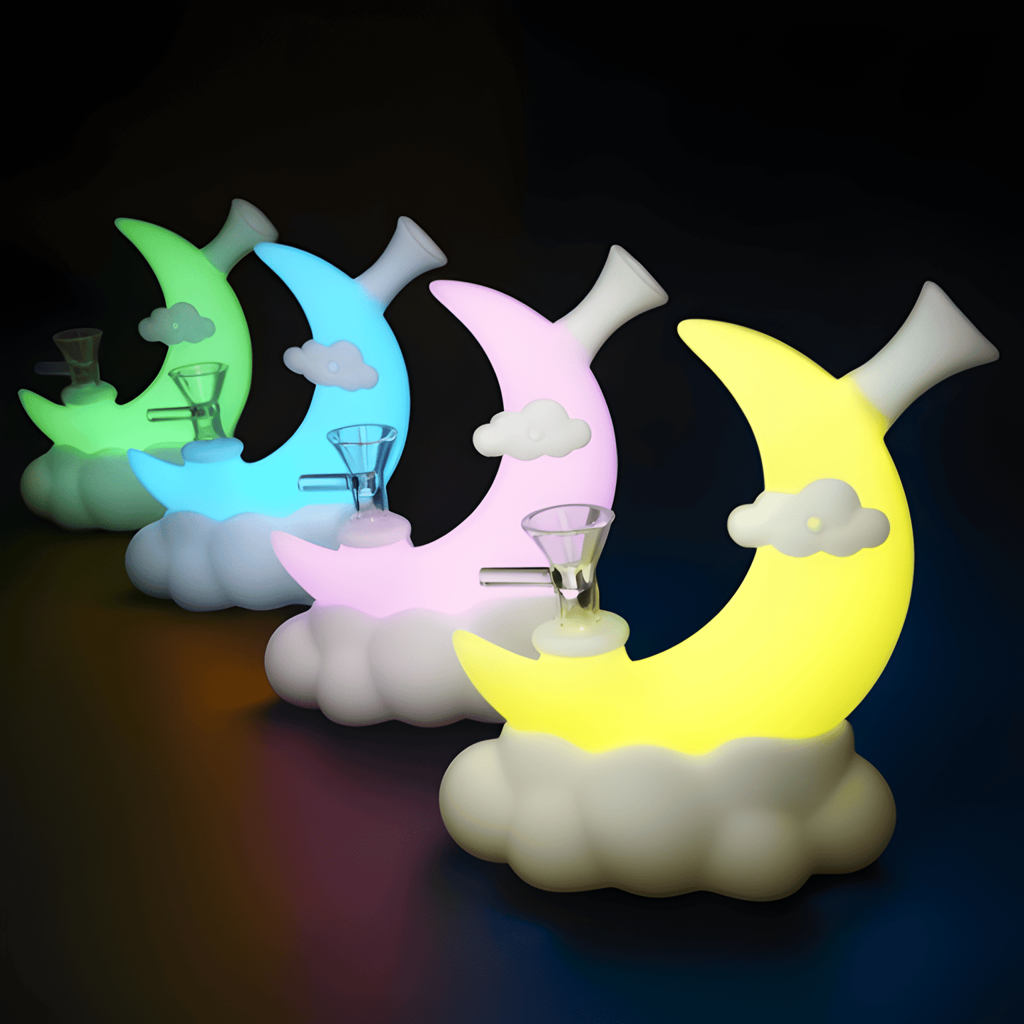 ☁️ CloudBreaker BongTurn your next session into a celestial vibe, bong with soft cloud base and glass bowl blends art