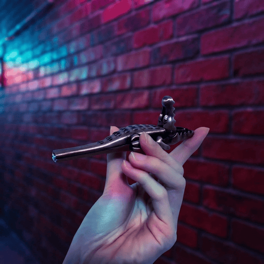 Gator Smoking Pipe – Alligator Metal Pipe | 4 Colorsalligator smoking pipe