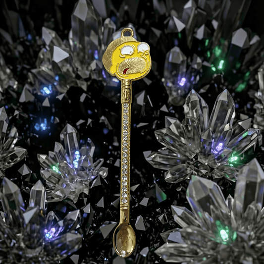 Sci - Fi Cartoon Mini Spoon – Rhinestone Festival Scoop & Dab Toolmini morty spoon