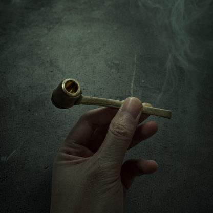 Natural Bamboo Smoking Pipe – Handmade Traditional Herb Pipe