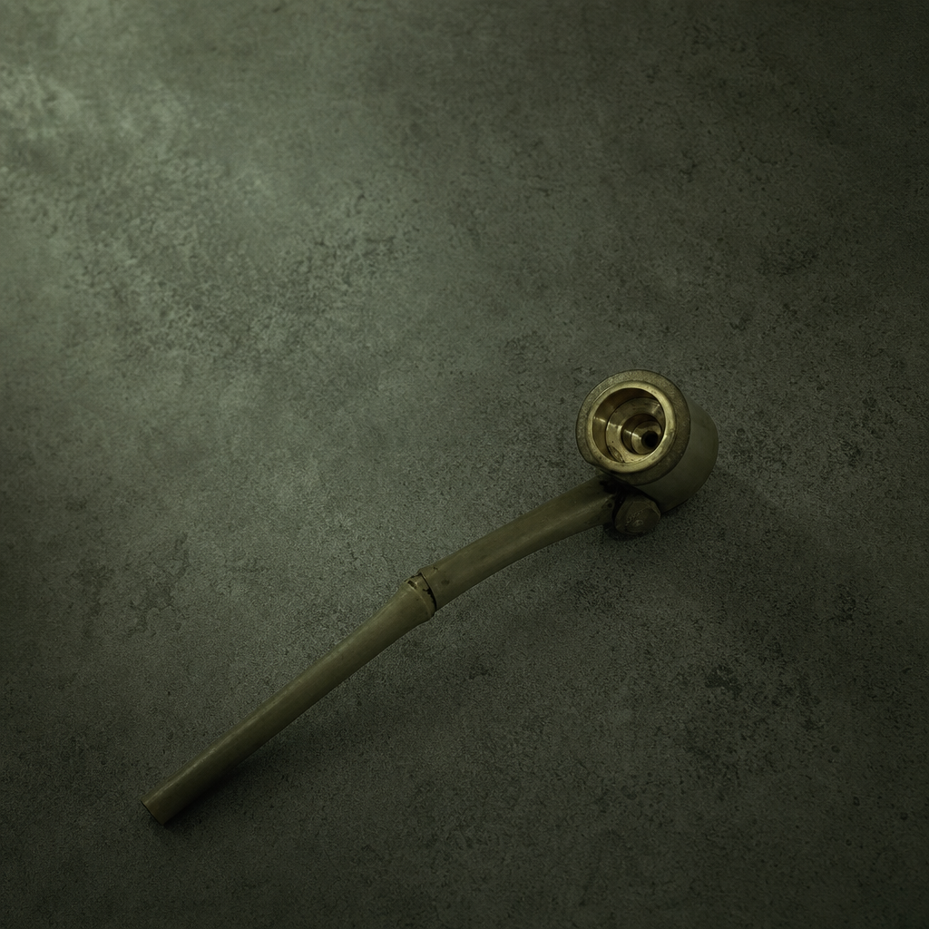 Natural Bamboo Smoking Pipe – Handmade Traditional Herb Pipe