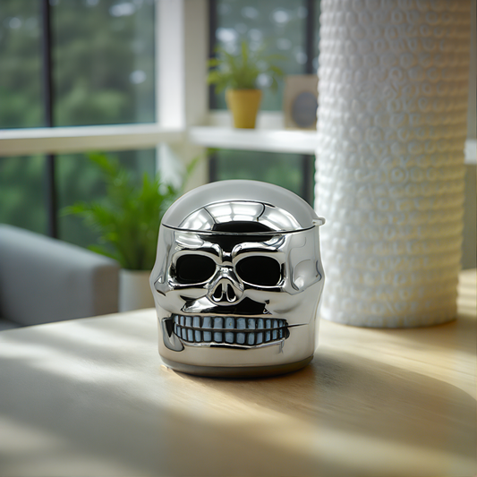 Chrome Skull Grinder