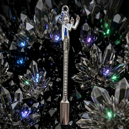 Galactic Scientist Metal Smoking Spoon – Cosmic Character Style Pipe Tool