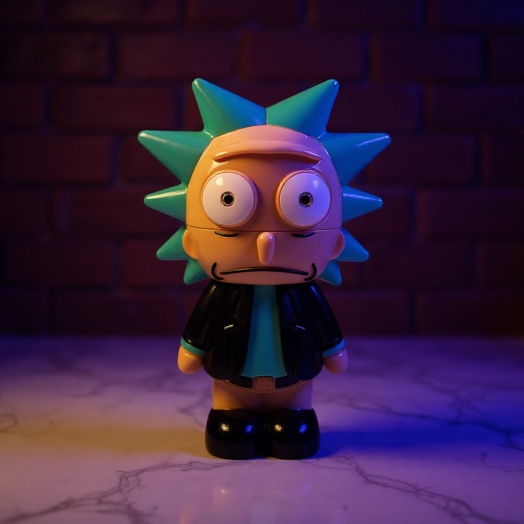Mad Scientist Character Herb Grinder – Cartoon Style Metal Grinder