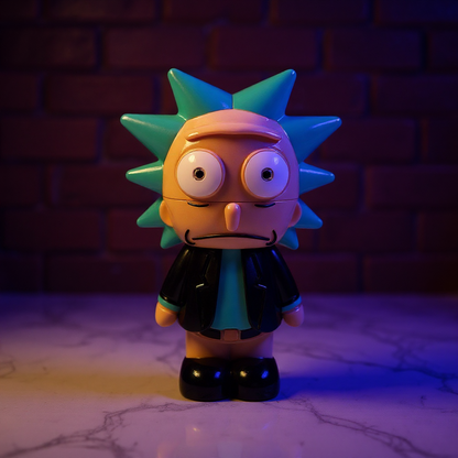 Mad Scientist Character Herb Grinder – Cartoon Style Metal Grinder