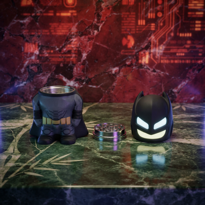 Dark Hero Character Herb Grinder – Superhero Style Metal Grinder