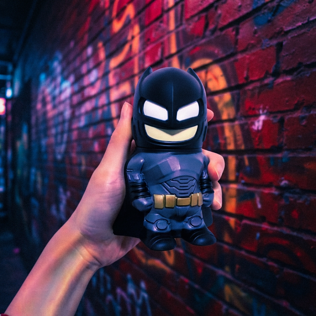 Dark Hero Character Herb Grinder – Superhero Style Metal Grinder