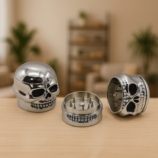 Chrome Skull Grinder