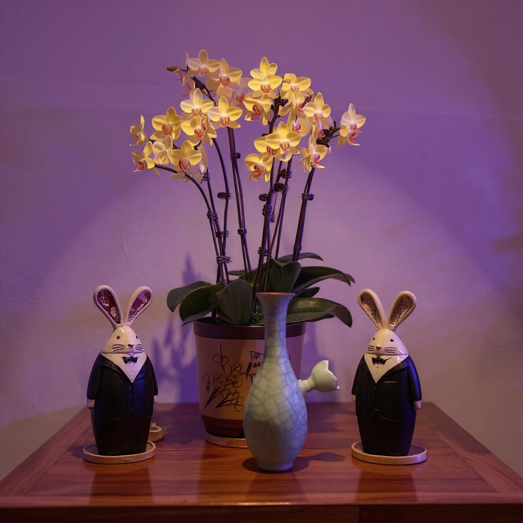 A ice cracked light green porcelain bong is placed on the table