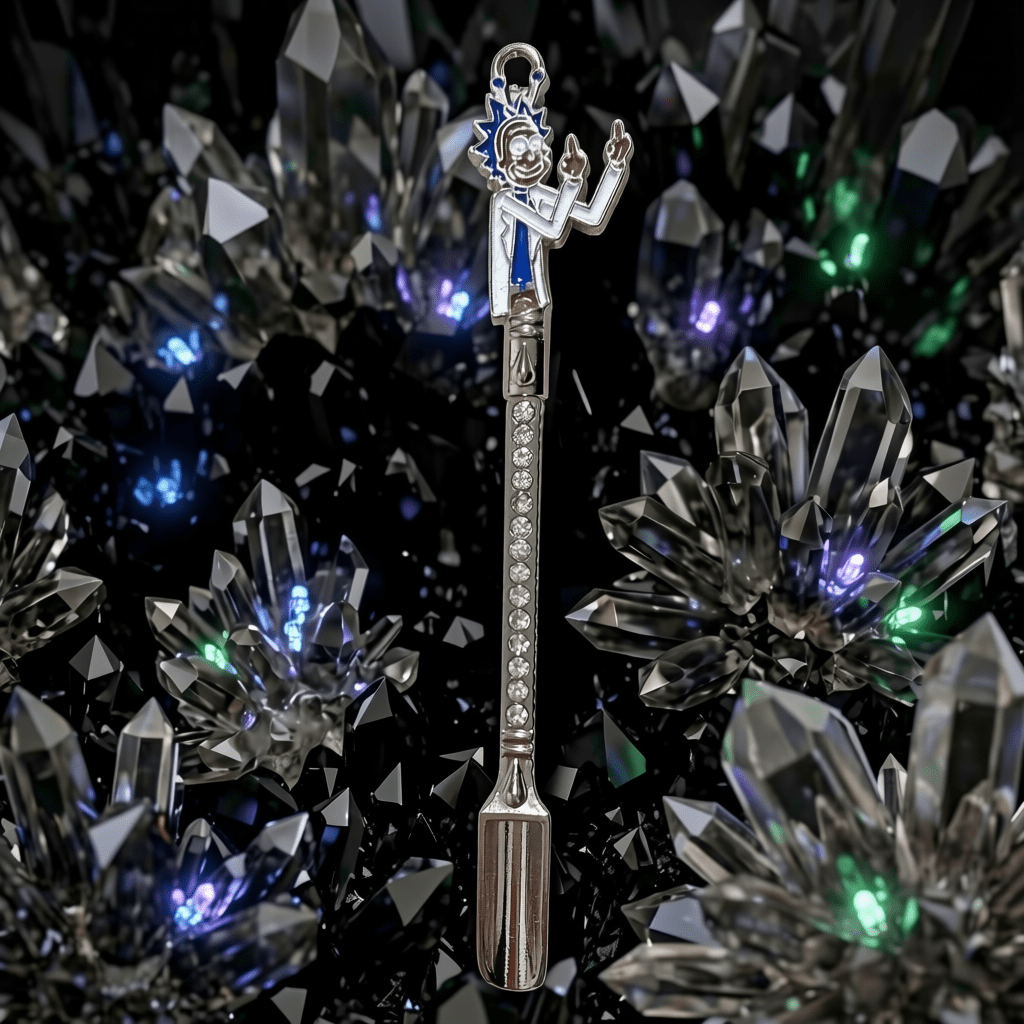 Galactic Scientist Metal Smoking Spoon – Cosmic Character Style Pipe ToolGalactic Scientist Metal Smoking Spoon – Cosmic Character Style Pipe Tool