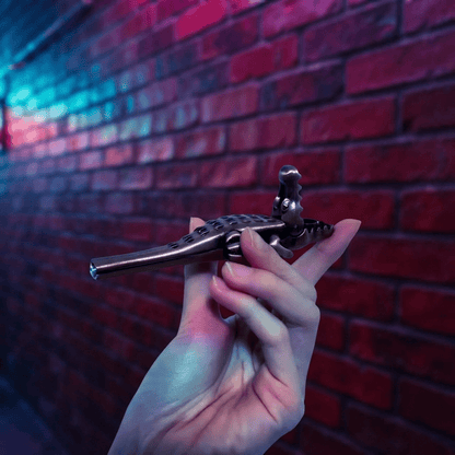 Gator Smoking Pipe – Alligator Metal Pipe | 4 Colorsalligator smoking pipe