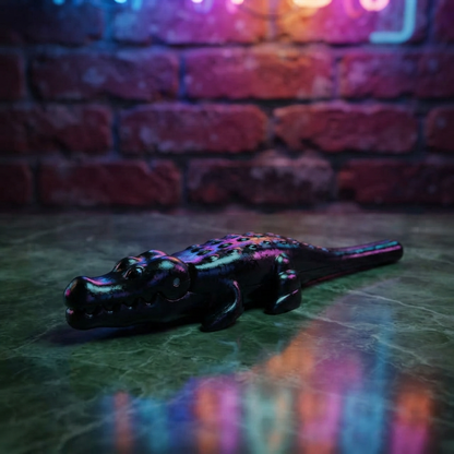 Gator Smoking Pipe – Alligator Metal Pipe | 4 Colorsblack alligator smoking pipe