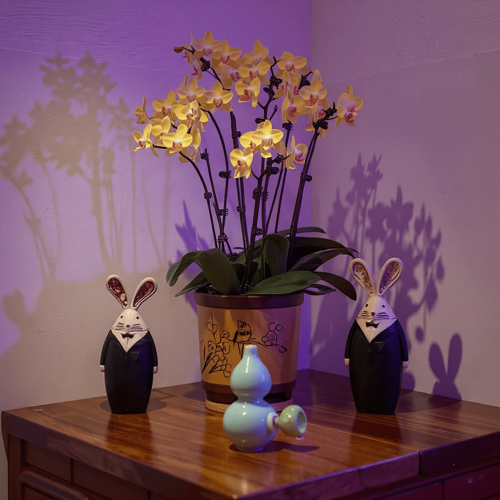 Celadon Potion Bottle Bong with glass bowl is placed on a wooden surface.