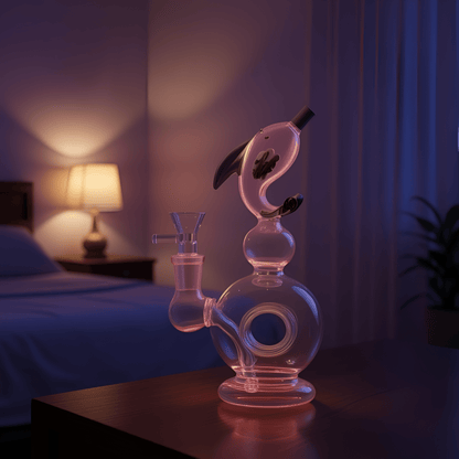 Mythical Creature Water Pipepink dreamy water pipe with premium design on a table