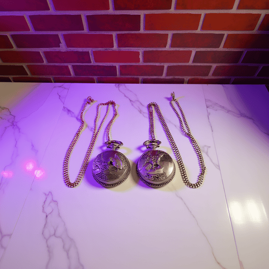 Stealth Pocket Watch Herb Grinder NecklaceStealth Pocket Watch Herb Grinder Necklace