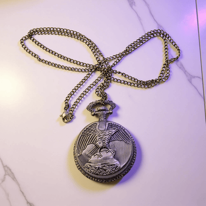 Stealth Pocket Watch Herb Grinder NecklaceStealth Pocket Watch Herb Grinder Necklace
