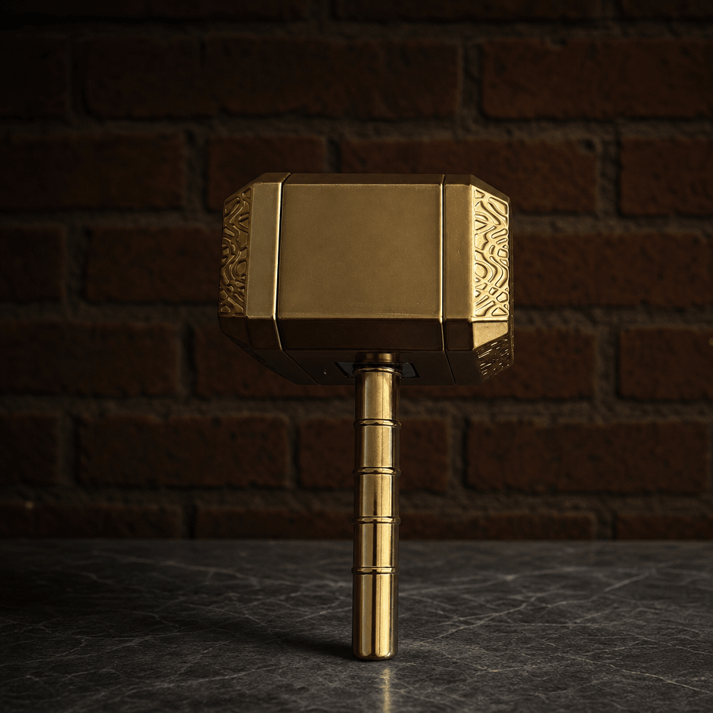 Thor Hammer Shape Grinder – 4-Part Metal Grinderthor hammer grinder and pipe for smoking